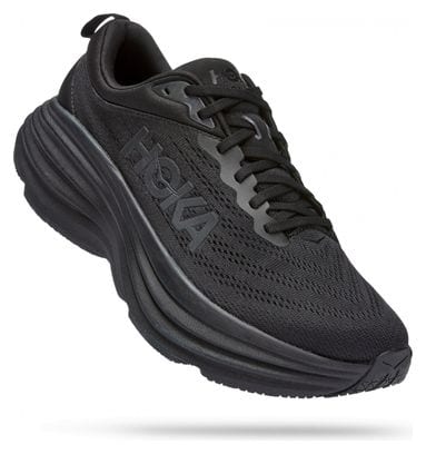 Chaussures Running Hoka Bondi 8 Wide Noir Homme