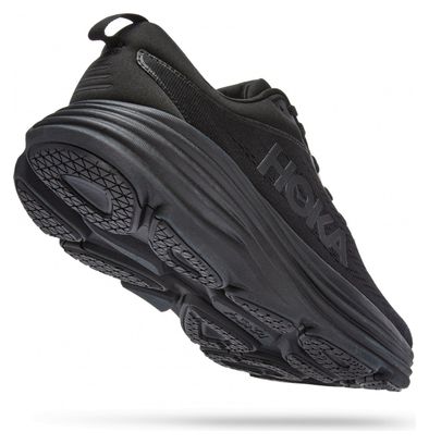 Chaussures Running Hoka Bondi 8 Wide Noir Homme