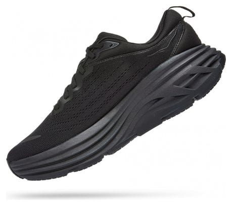 Chaussures Running Hoka Bondi 8 Wide Noir Homme