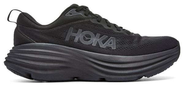 Chaussures Running Hoka Bondi 8 Wide Noir Homme