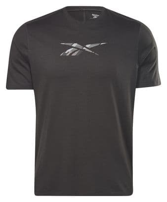 Reebok Training Speedwick Graphic Short Sleeve Shirt Zwart