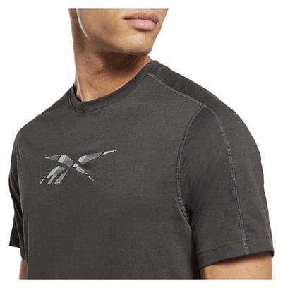 Reebok Training Speedwick Graphic Short Sleeve Shirt Zwart