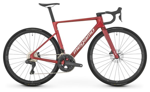 Bicicletta da strada Megamo Pulse 05 Shimano Ultegra Di2 12V 700 mm Rosso 2026