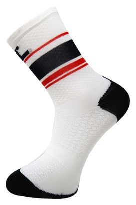RAFA'L Rafalsocks Boa Socken Weiß/Navy/Rot