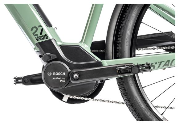 VTC Électrique Moustache Samedi 27 Xroad 1 Shimano Altus 9V 400 Wh 27.5'' Vert 2023
