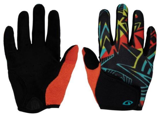 Giro DND Children's Long Gloves Black / Multicolour