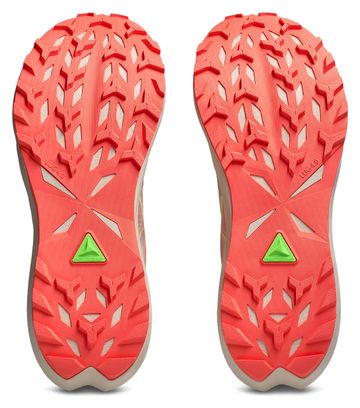 Asics Fuji Lite 7 Trail Running Shoes, White/Coral, Unisex