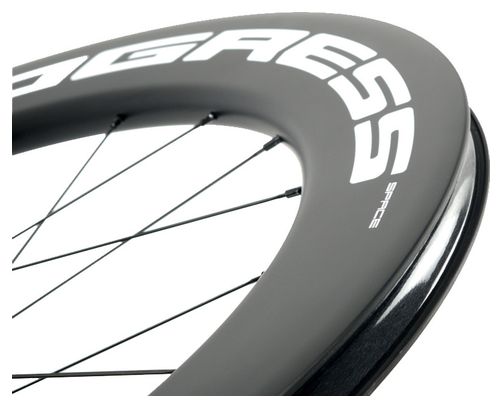 Paire de roues Progress Space Disc Blanc | 12x100/12x142 mm | Center Lock | Sram XDR