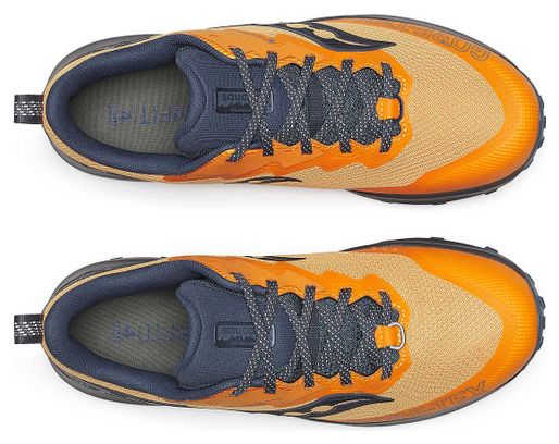 Chaussures Trail Saucony Peregrine 14 GTX Orange/Gris Homme