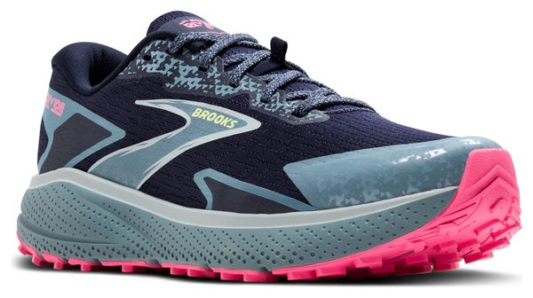 Chaussures Trail Brooks Divide 5 Bleu/Rose Femme