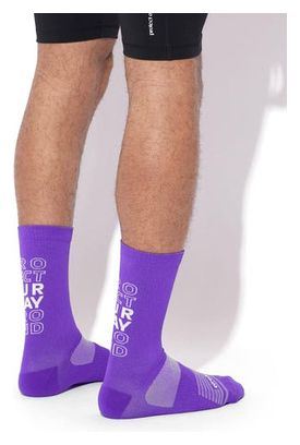 Circle Speedy High Violet running socks