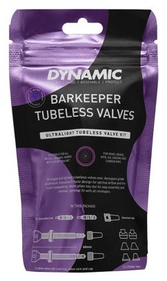 Coppia di valvole tubeless Dynamic Barkeeper 100 mm