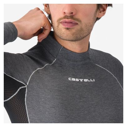Men's Castelli Flanders 2 Grey Long Sleeve Under Jersey