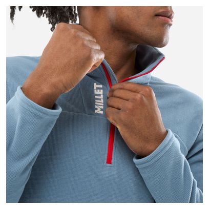 Pile Millet Ubic Lightgrid 1/2 Zip Uomo Blu
