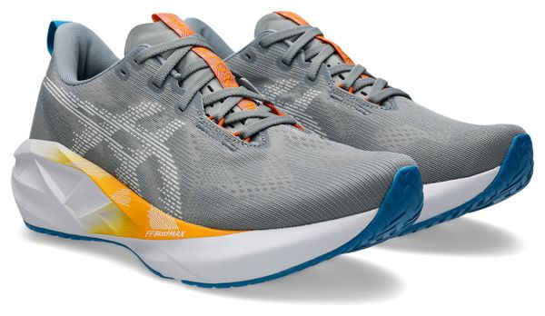 Chaussures Running Asics Novablast 5 Gris/Orange/Bleu Homme