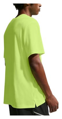 Maglia a maniche corte Nike Miler gialla da uomo