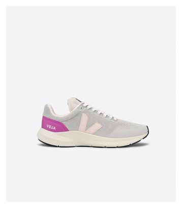 Veja Marlin LT V-Knit Running Shoes Gray Pink Women