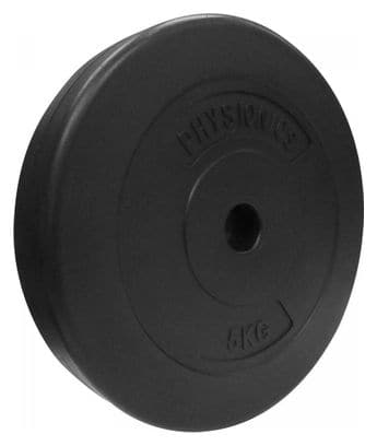 Disques de poids set de 2 x 5 kg diamètre 27 mm avec revêtement en plastique plaques de poids pour haltères fitness musculation