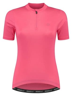 Maillot Manches Courtes Rogelli Core Femme Rose