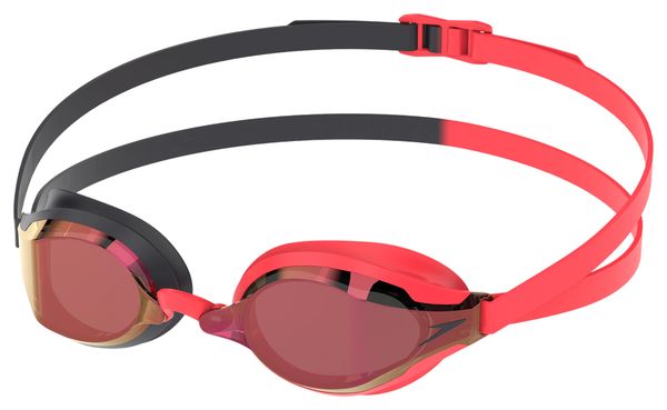 Speedo Fastskin Speed Socket 2.0 Mirror Black/Red Swimming Goggles