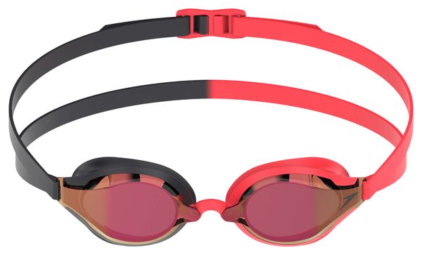 Speedo Fastskin Speed Socket 2.0 Mirror Black/Red Swimming Goggles
