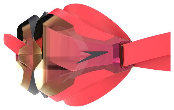 Speedo Fastskin Speed Socket 2.0 Mirror Black/Red Swimming Goggles