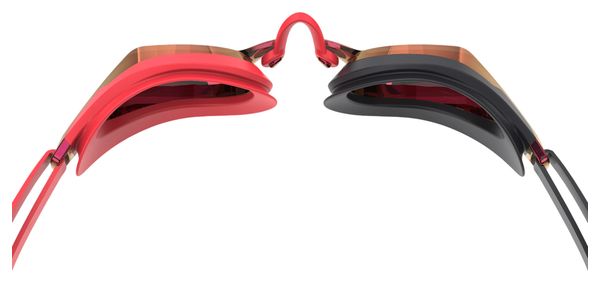 Speedo Fastskin Speed Socket 2.0 Mirror Black/Red Swimming Goggles