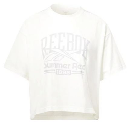 Reebok Graphic Logo Damestrui Korte Mouw Blauw