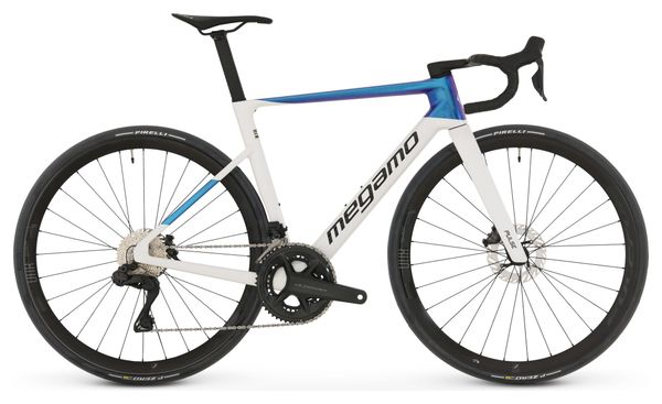 Bicicletta da strada Megamo Pulse 05 Shimano Ultegra Di2 12V 700 mm Bianco/Blu 2026
