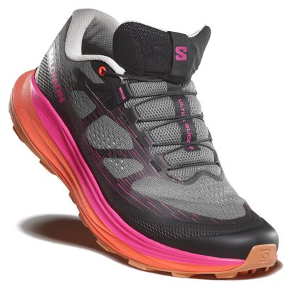 Chaussures de Trail Salomon Ultra Glide 2 Gris/Rose