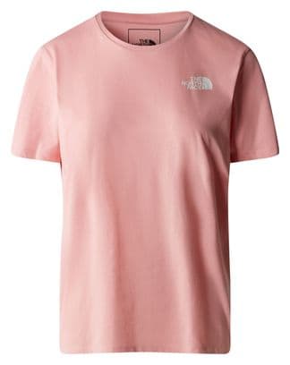 Damen T-Shirt The North Face Foundation Graphic Pink