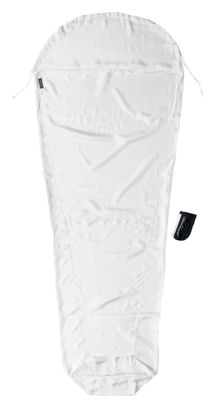 Cocoon MummyLiner Silk Schlafsacktuch Weiß