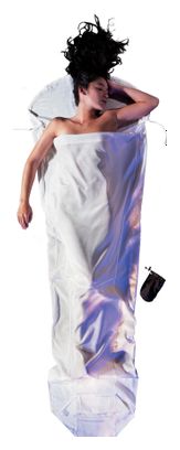 Cocoon MummyLiner Silk Schlafsacktuch Weiß