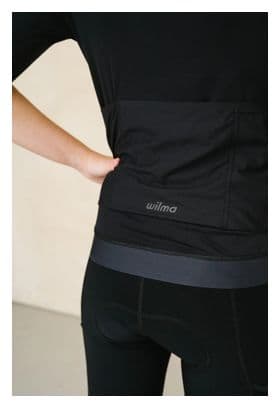 Maglia a maniche corte da donna Wilma Carmen Nero