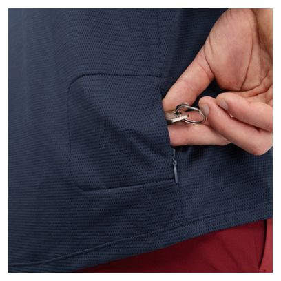 T-shirt randonnée manches courtes homme Scout Marine Bleu