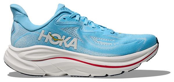 Hoka Clifton 10 hardloopschoenen blauw/wit/roze dames