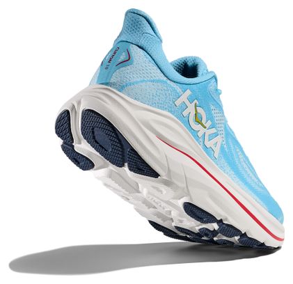 Hoka Clifton 10 hardloopschoenen blauw/wit/roze dames