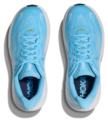 Hoka Clifton 10 hardloopschoenen blauw/wit/roze dames