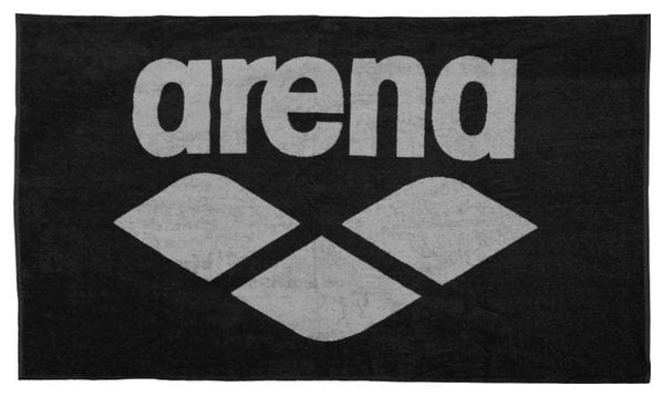 Serviette ARENA Pool Soft Towel - Black grey