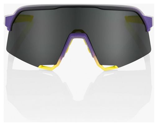 100% Gafas - S3 - Brillantes digitales metálicos mate - Lentes ahumadas