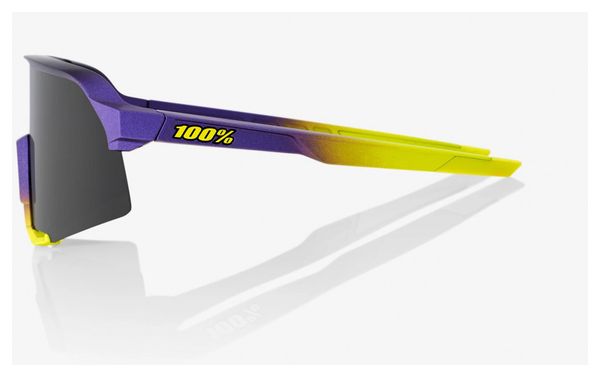 Lunettes 100% - S3 - Matte Metallic Digital Brights - Verres Fumée 