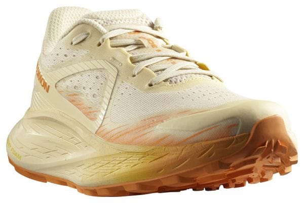 Salomon Glide Max TR Beige / Orange Women's Trail Shoes