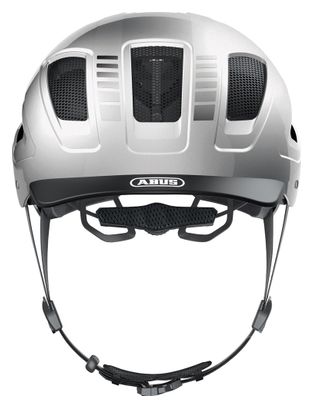 Casco Abus Hyban 2.0 Signal Silver Urban