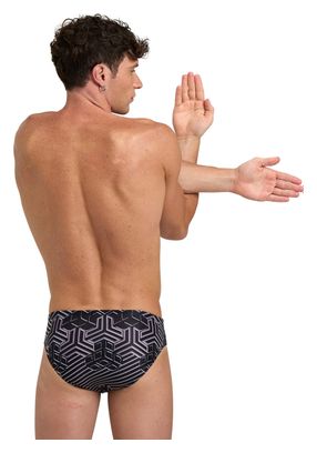 Arena Kikko Pro Swim Briefs Black White