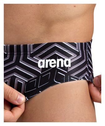 Arena Kikko Pro Swim Briefs Black White