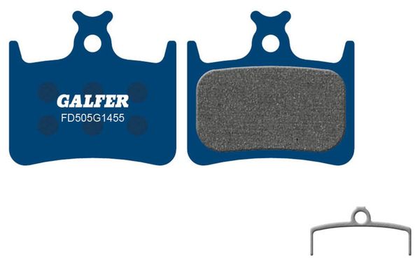 Paire de Plaquettes Semi-Métalliques Galfer FD505 G1455 Road pour Freins Hope RX4 (Sram)