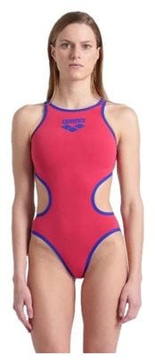 Arena One Big Logo Swimsuit Pink / Blue