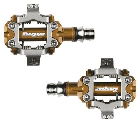 Par de Pedales Automáticos Hope Union RC Bronce