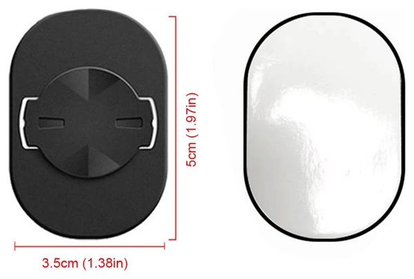 Fixation téléphone pour vélo – Adaptateur autocollant compatible Garmin