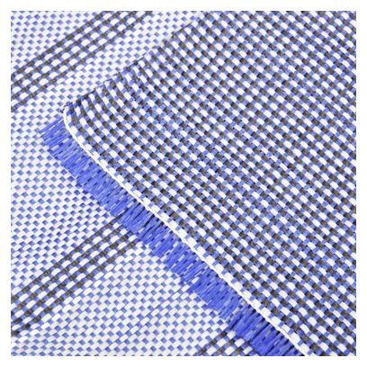 vidaXL Tapis de tente 450x250 cm Bleu
